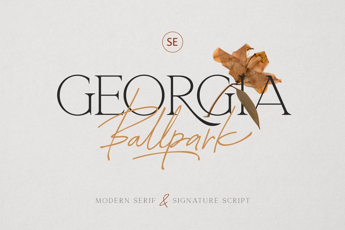 Georgia Ballpark – Font Duo