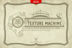 The Texture Machine Brush Set for Procreate