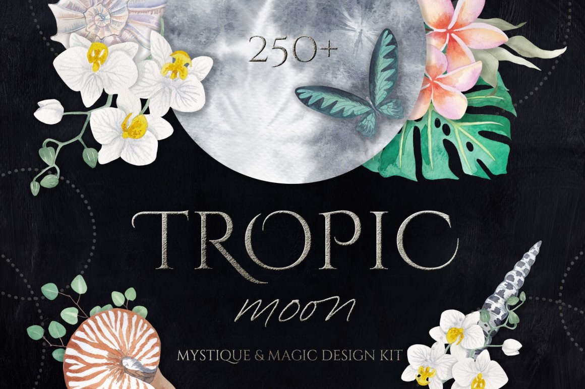 Tropic Moon - Mystique Design Kit
