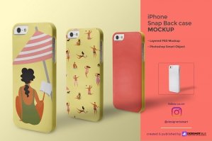 iPhone Snap Back Case Mockup