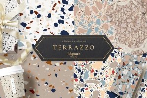 16 Terrazzo Seamless Patterns