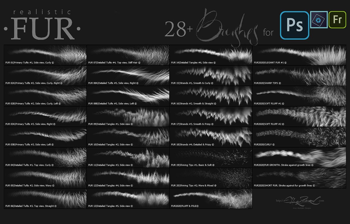 photoshop fur brush free download