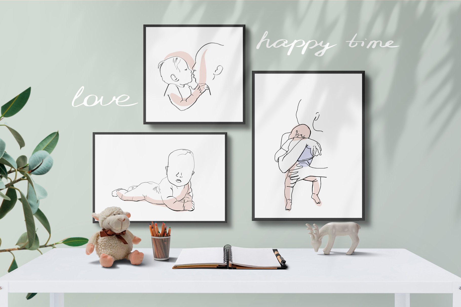 Baby Love. Graphic Collection