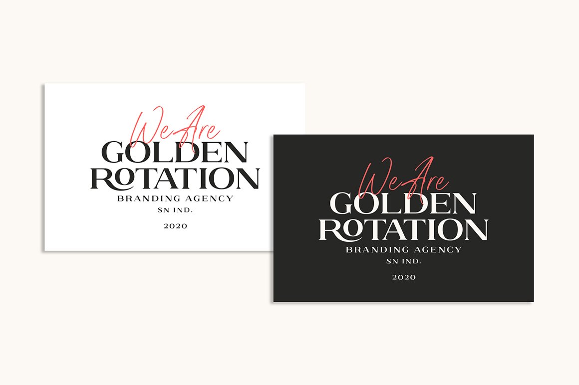Brushine Collection Font Duo