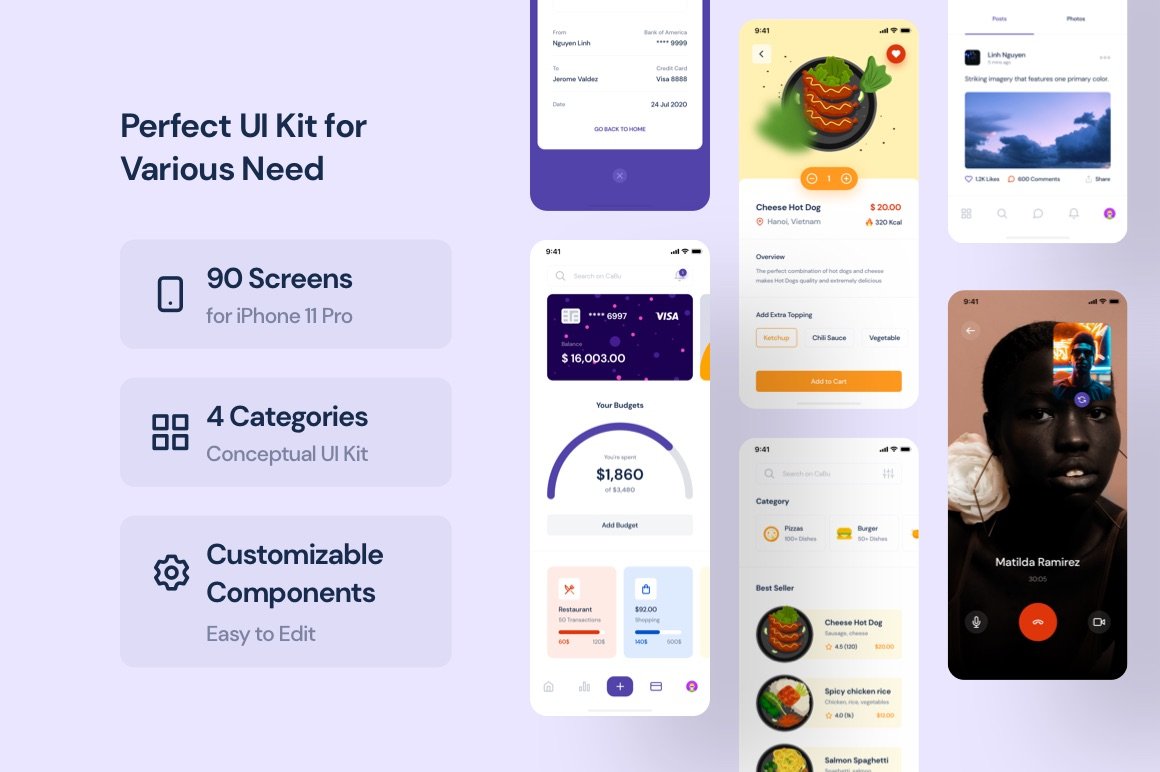 CaBu Multi-Purpose iOS UI Kit