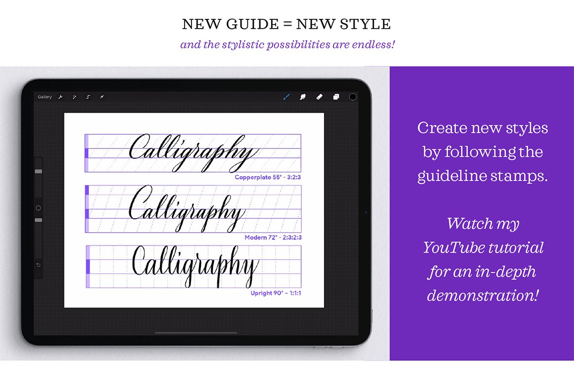 Calligraphy Composition Maker for Procreate