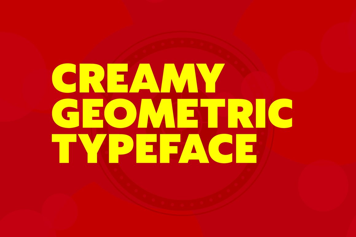 Captura Geometric Sans Serif Typeface Family