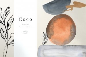 Coco - Abstract Watercolor Art