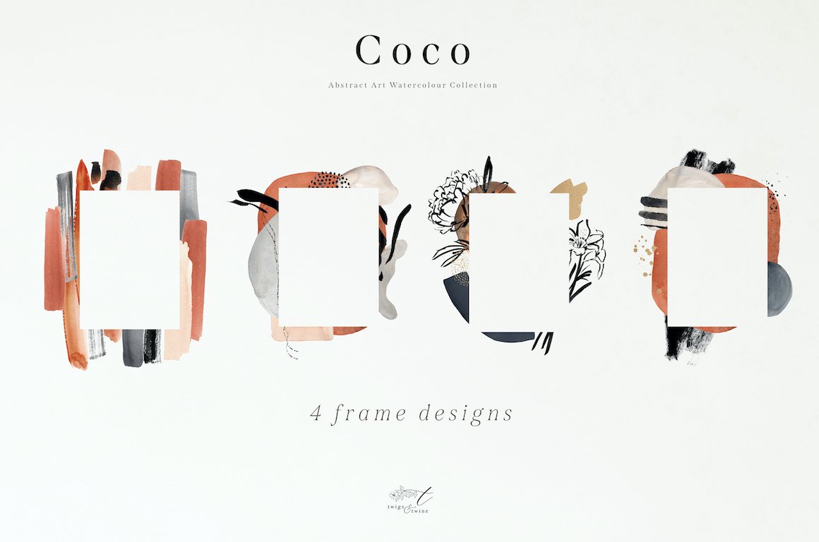 Coco - Abstract Watercolor Art