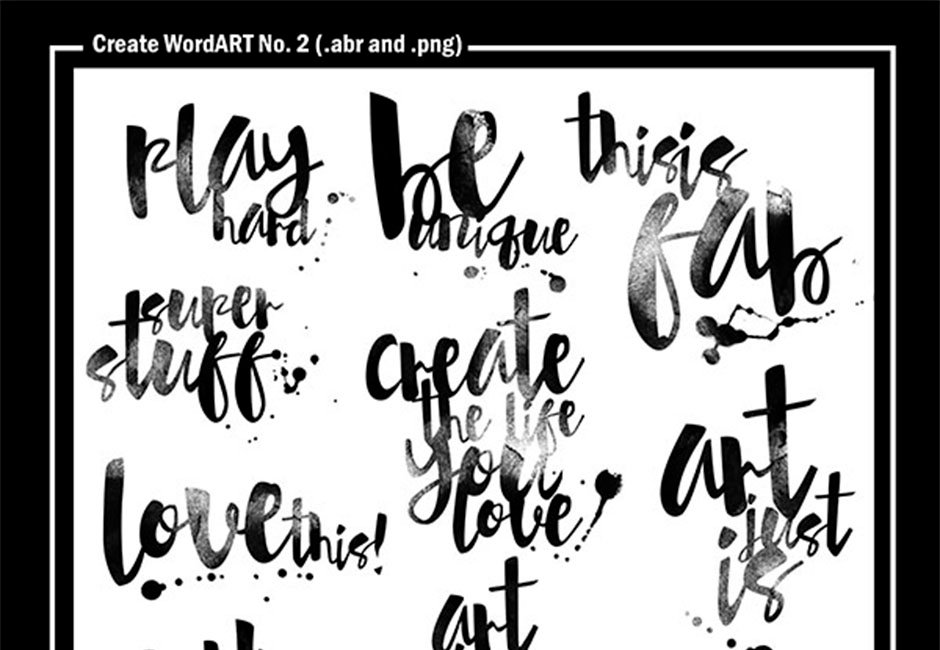 Create WordART No. 2