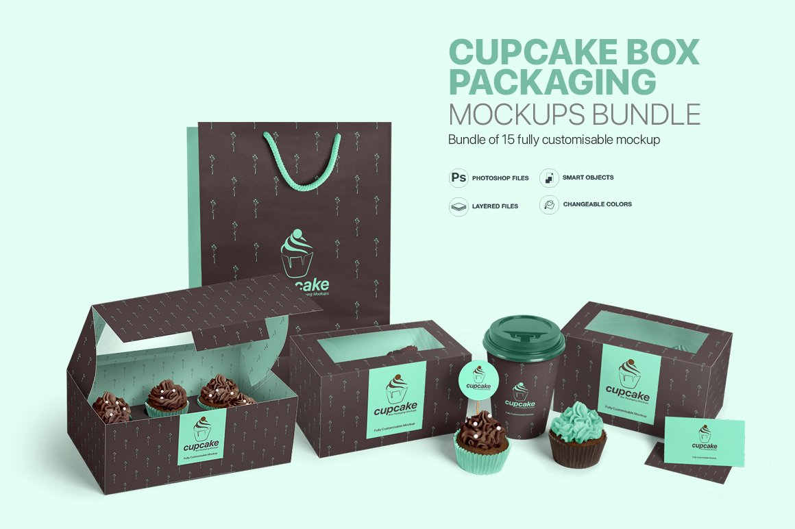 Free Round Cake Packaging Box Mockup PSD - Good Mockups