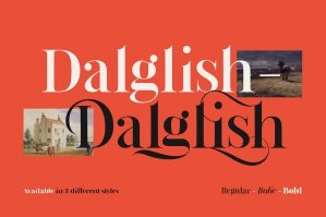Dalglish - Luxury Serif Typeface
