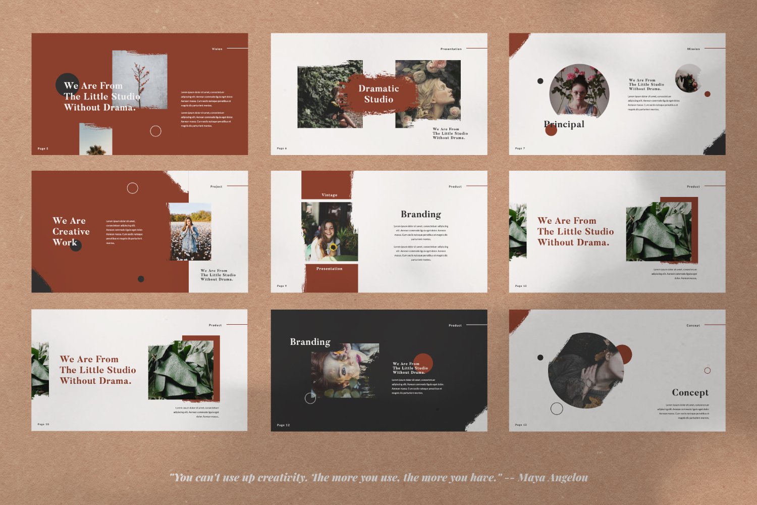 Dramatic - Powerpoint Brand Template