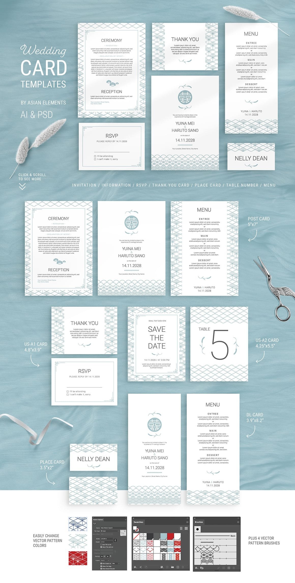 Elegant Wedding Stationery Set