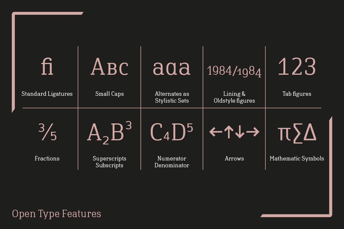 Finador Slab – A Soft Serif Font Family