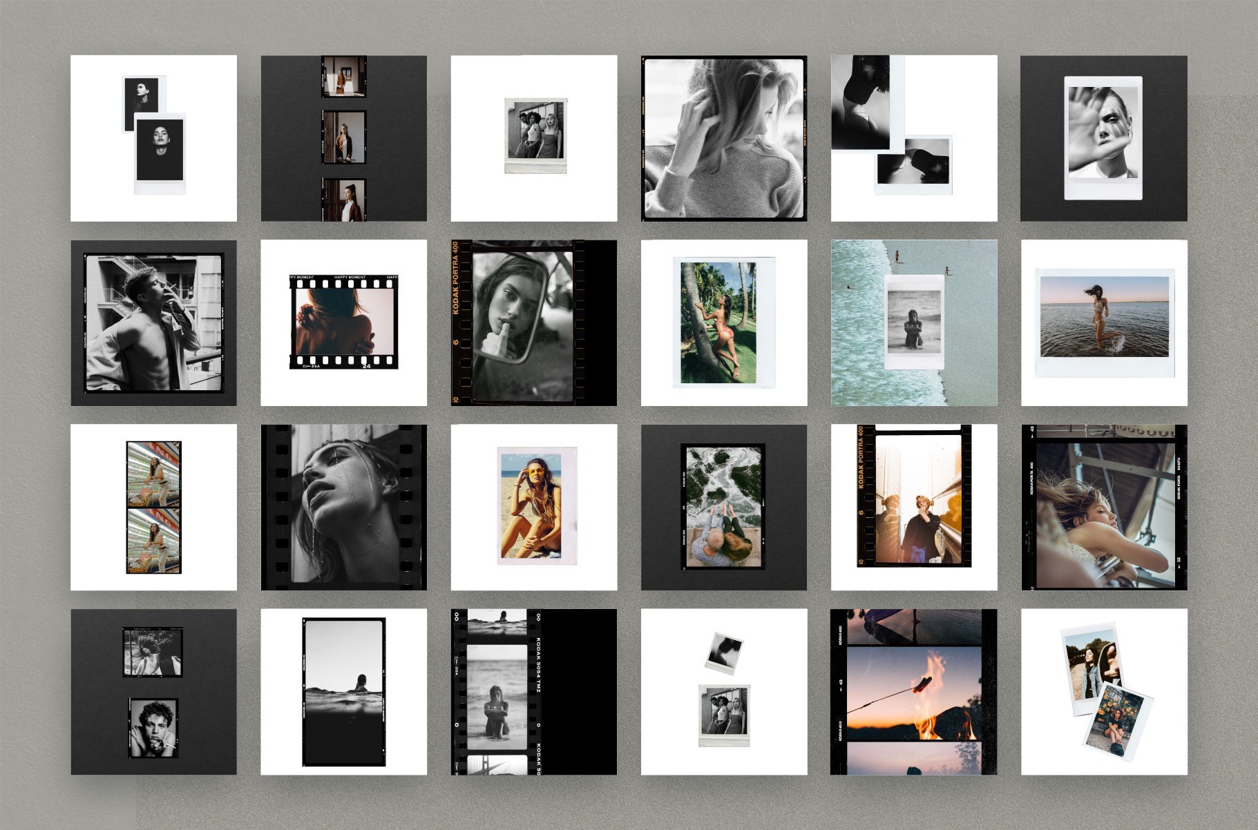 Kino - 110 Film Frames & Instant Instagram Stories