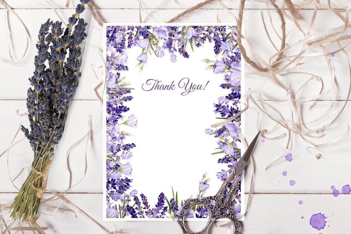 Lilac Provence Watercolor Collection