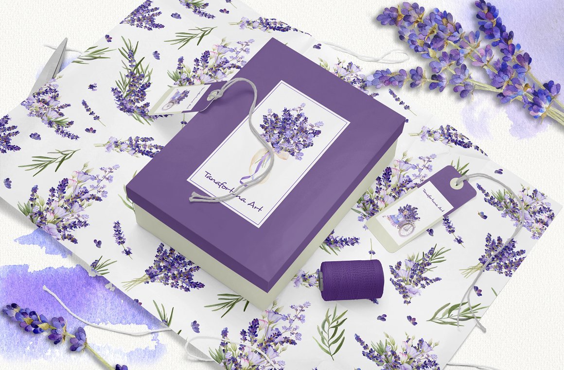 Lilac Provence Watercolor Collection