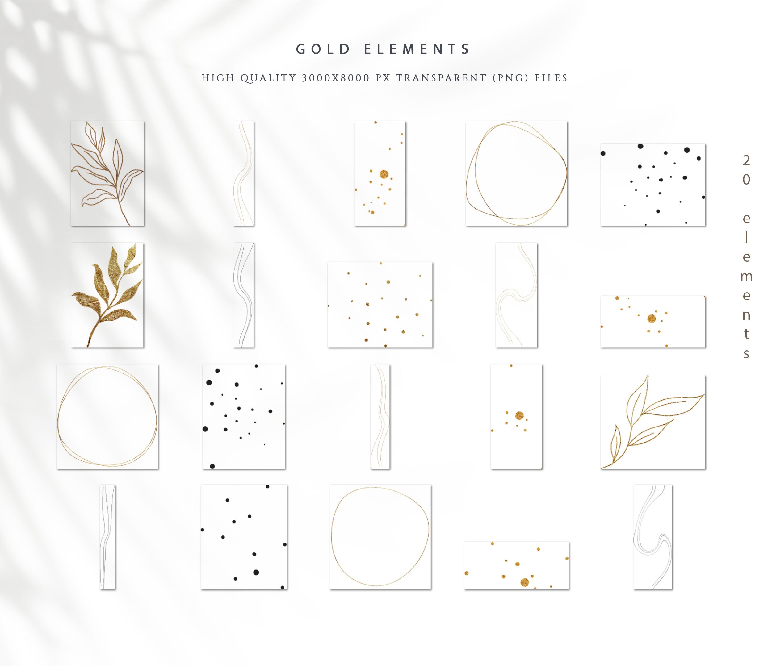Modern Abstract Shapes Overlays