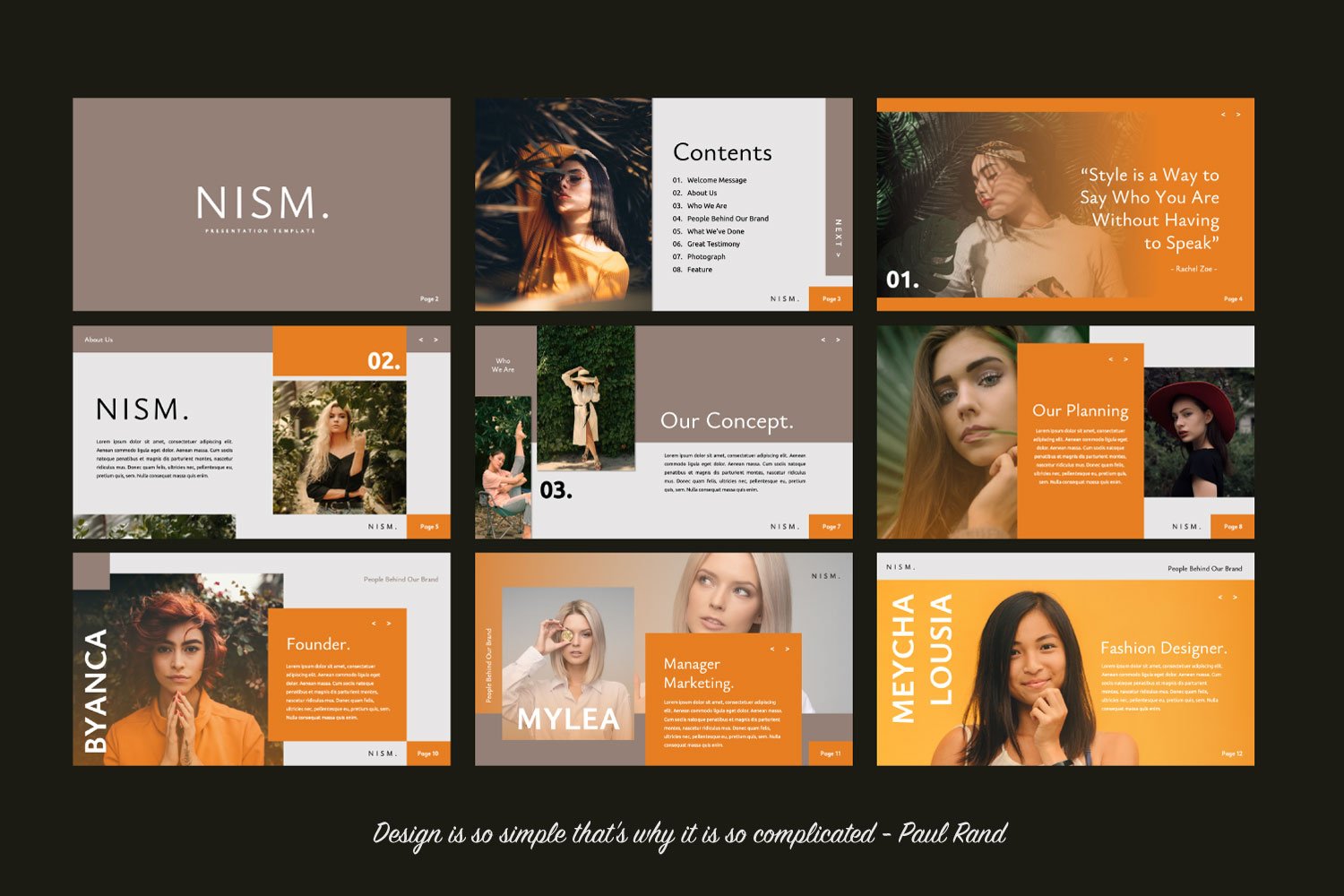 Nism - Brand Powerpoint