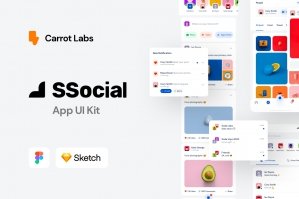 SSocial - App UI Kit