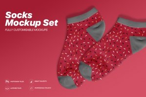 Socks Mockup Set
