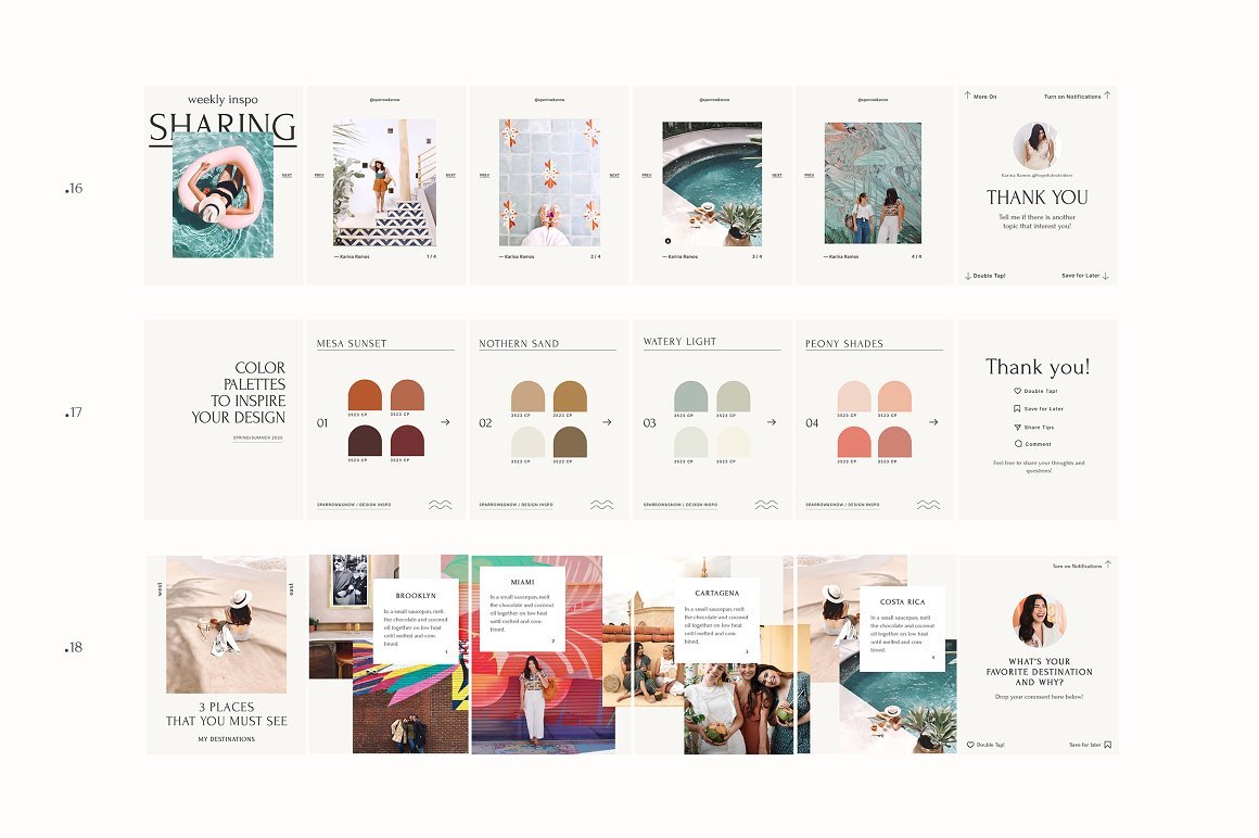 Step by Step - Carousel Templates