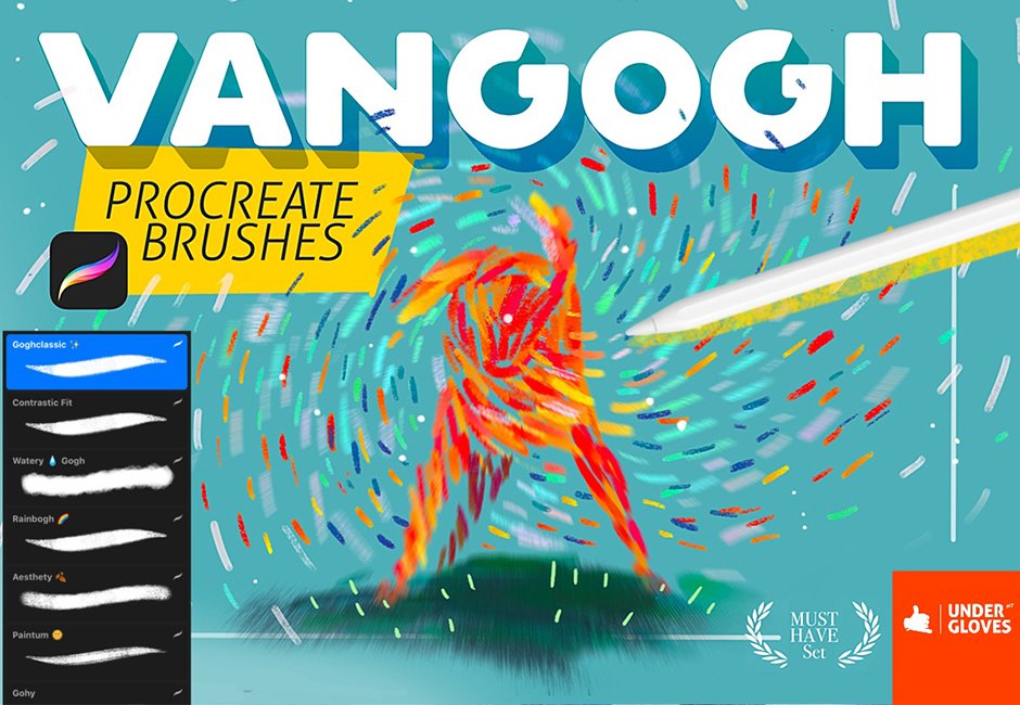Van Gogh Art Brushes for Procreate - Version 1