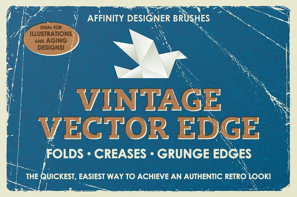 Vintage Vector Edge Brushes - Affinity
