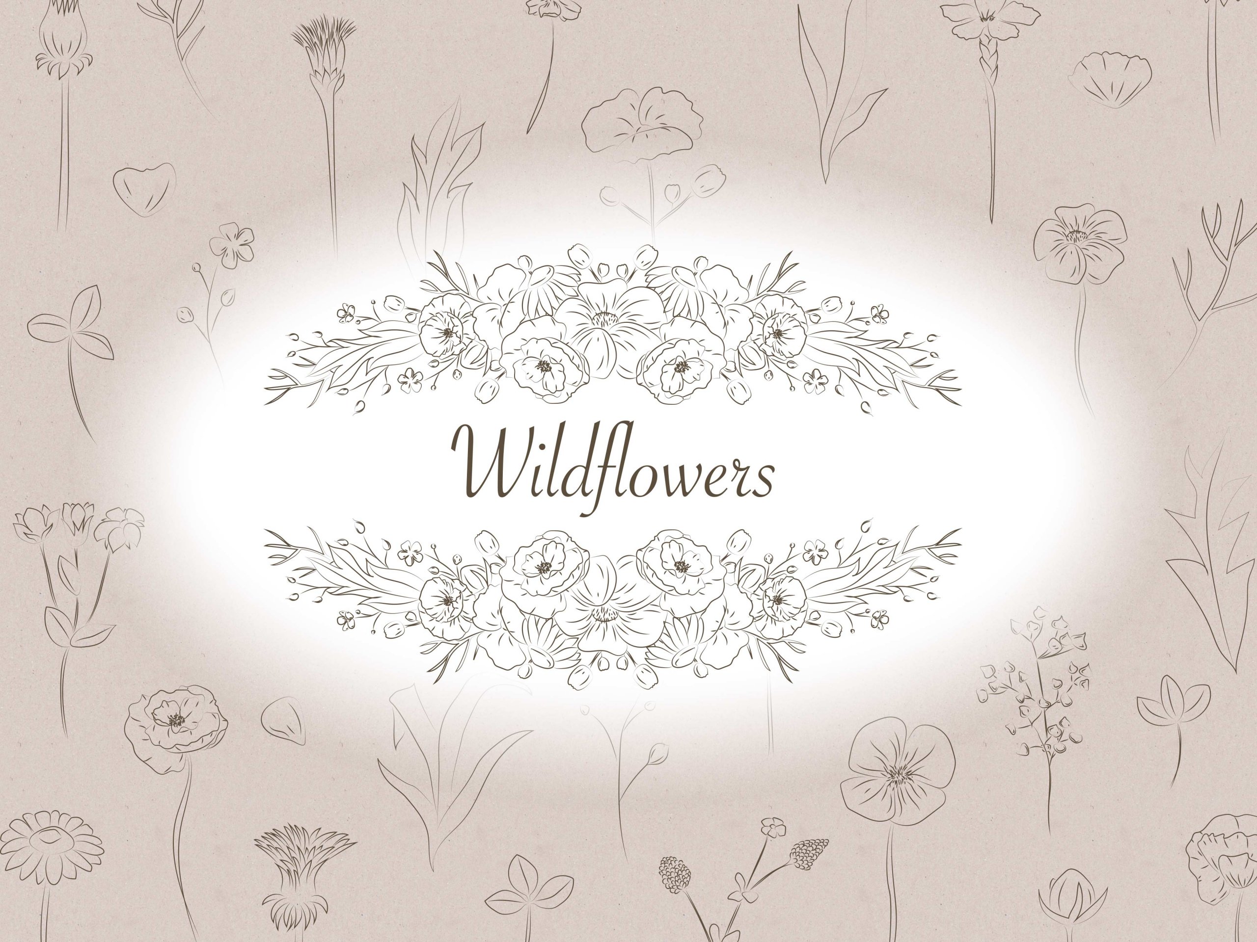 Wildflowers Clip Art