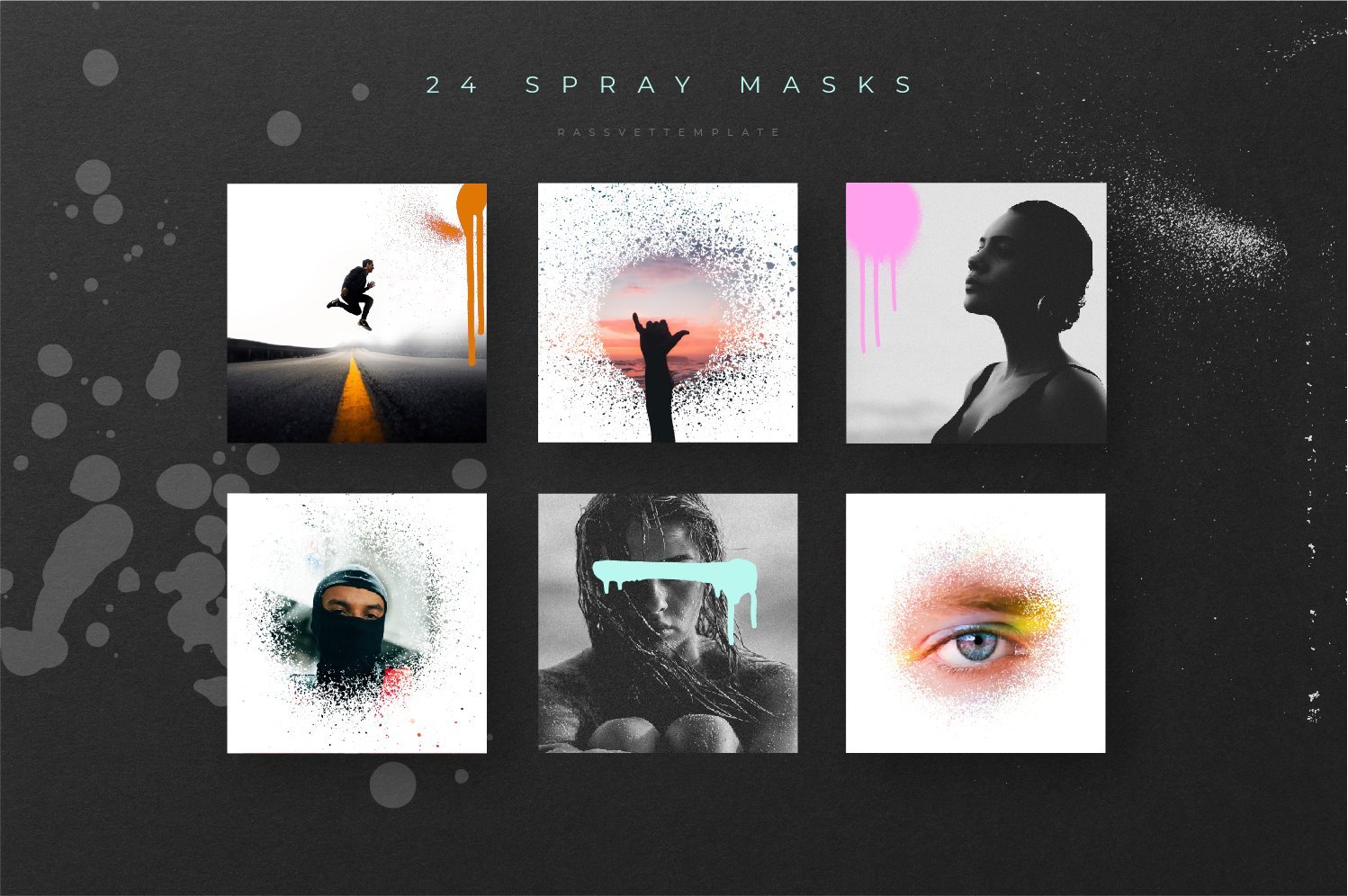 100 Overlay Shapes Instagram Masks