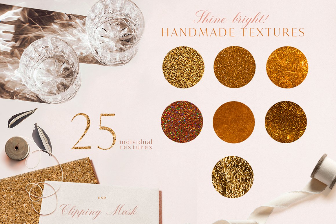 25 Golden Age Luxury Textures