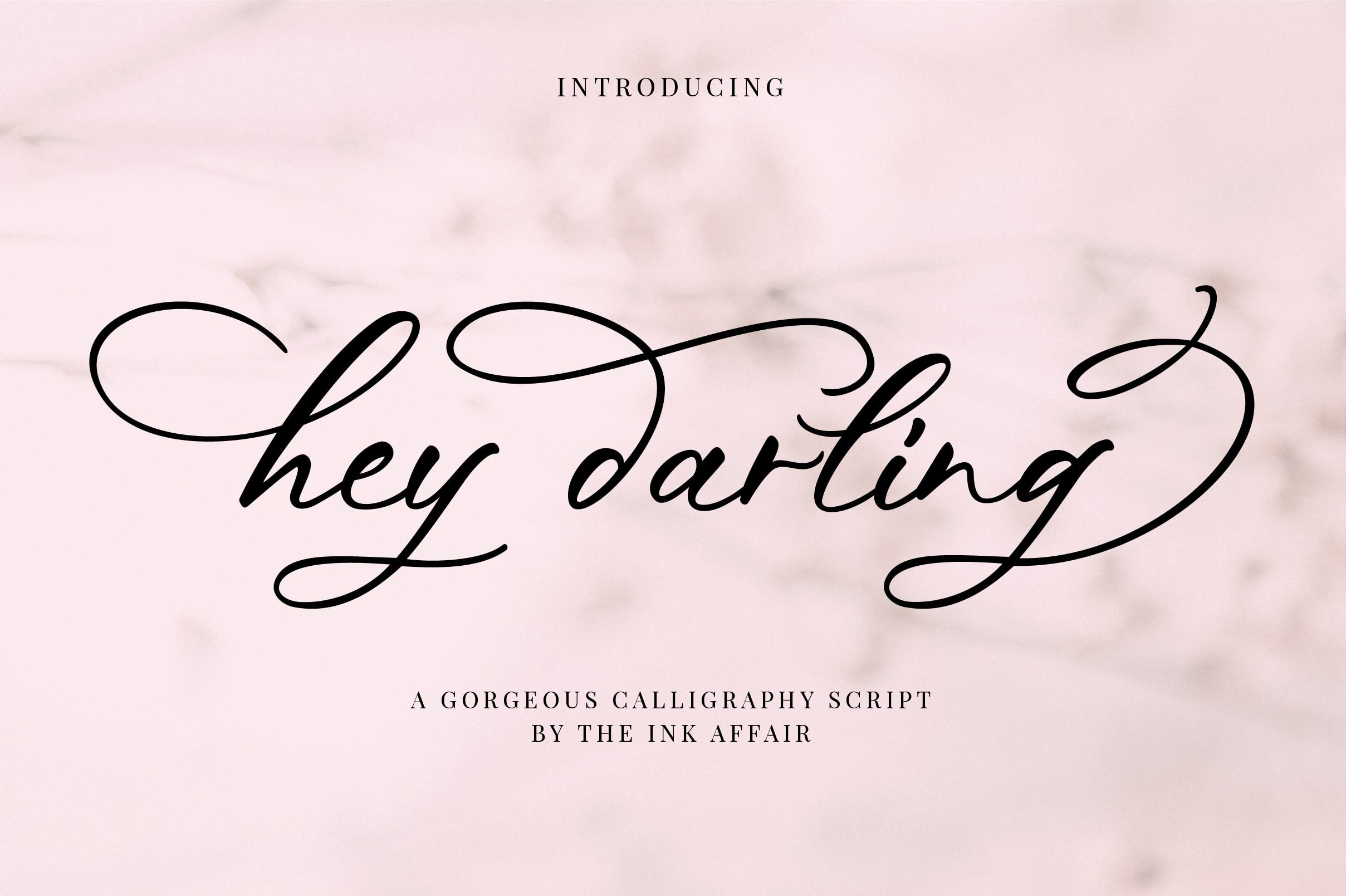 Hey Darling Calligraphy Script Font