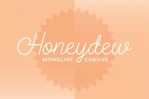 Honeydew Script Calligraphy Font