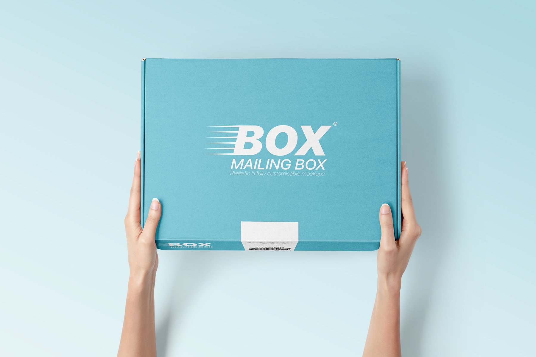 Mailing Box Mockups Set 2