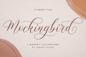 Mockingbird Modern Calligraphy