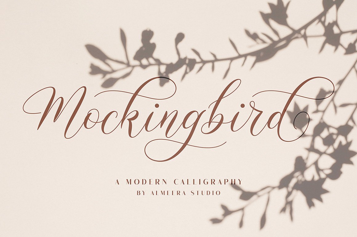 Mockingbird Modern Calligraphy