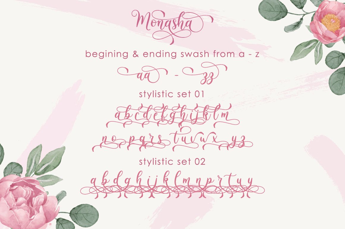 Monasha Beauty Calligraphy