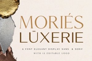 Mories Luxury - Elegant Display Sans & Serif