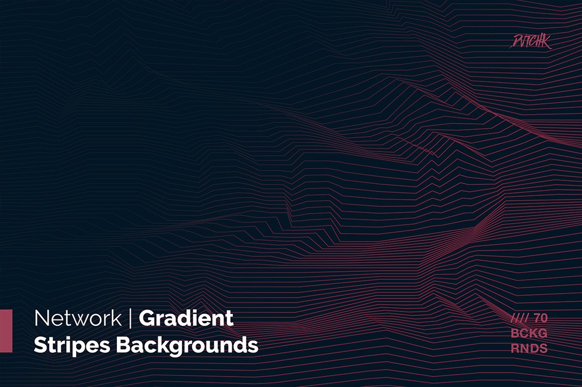 Network Gradient Stripes Backgrounds