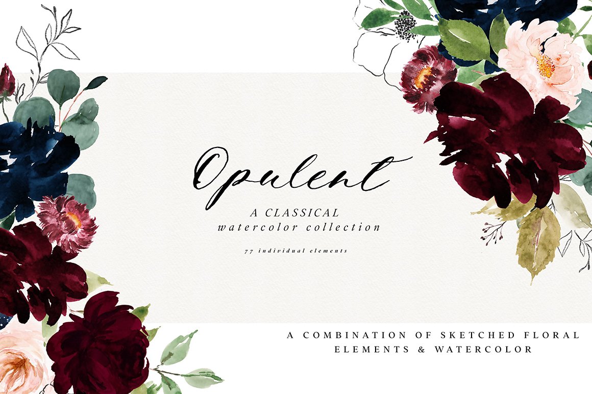 Opulent Watercolor Collection