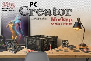 PC Creator 5K Mockup (Desktop Edition)