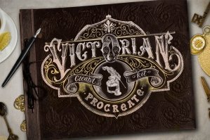 Victorian Lettering Creator Kit