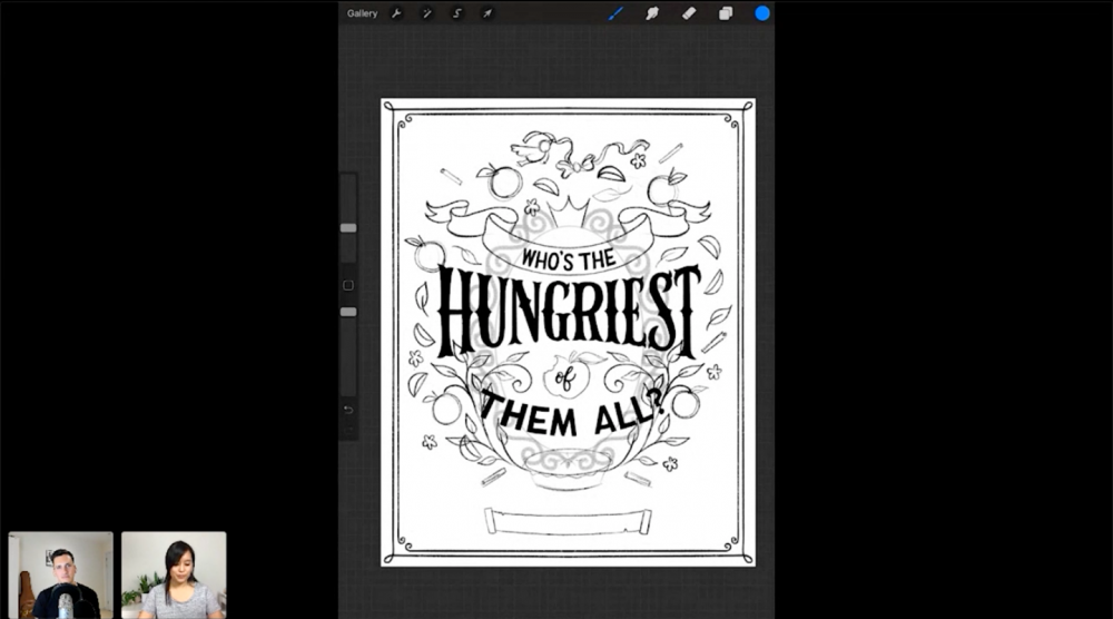 How to Draw an Illustrated Letter in Procreate — Belinda