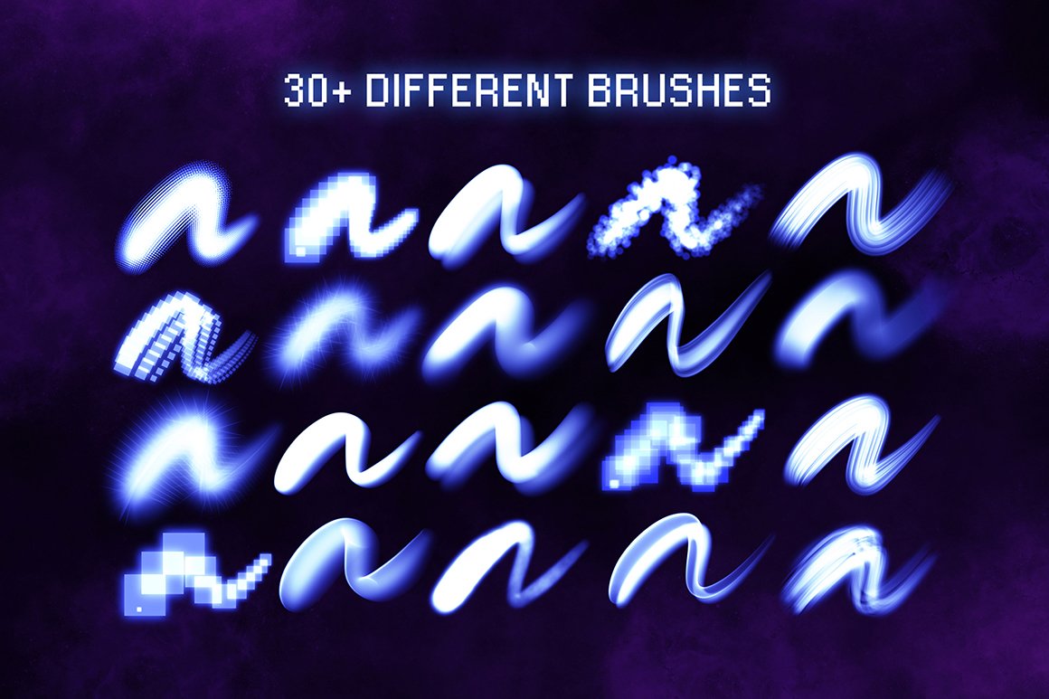 30+ Procreate Glow Brushes