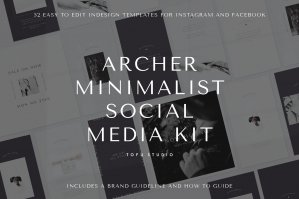 Archer Minimalist Social Media Kit