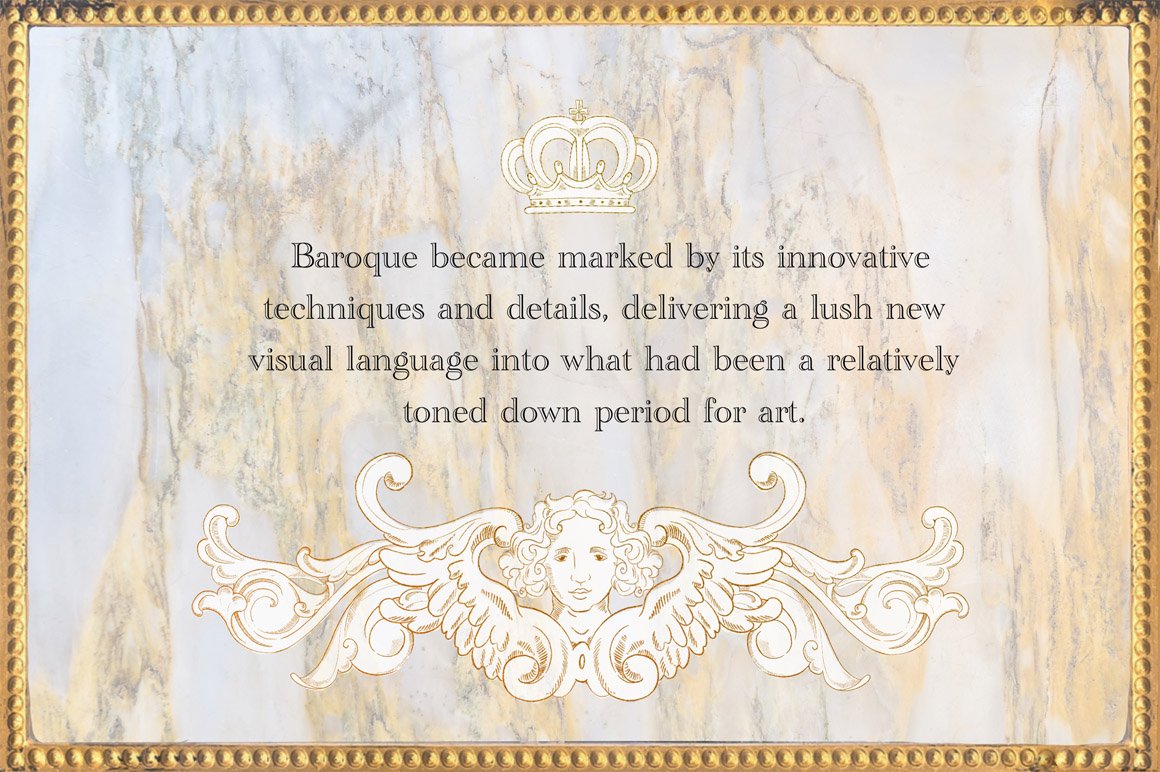 Baroque Lettering Creator Kit