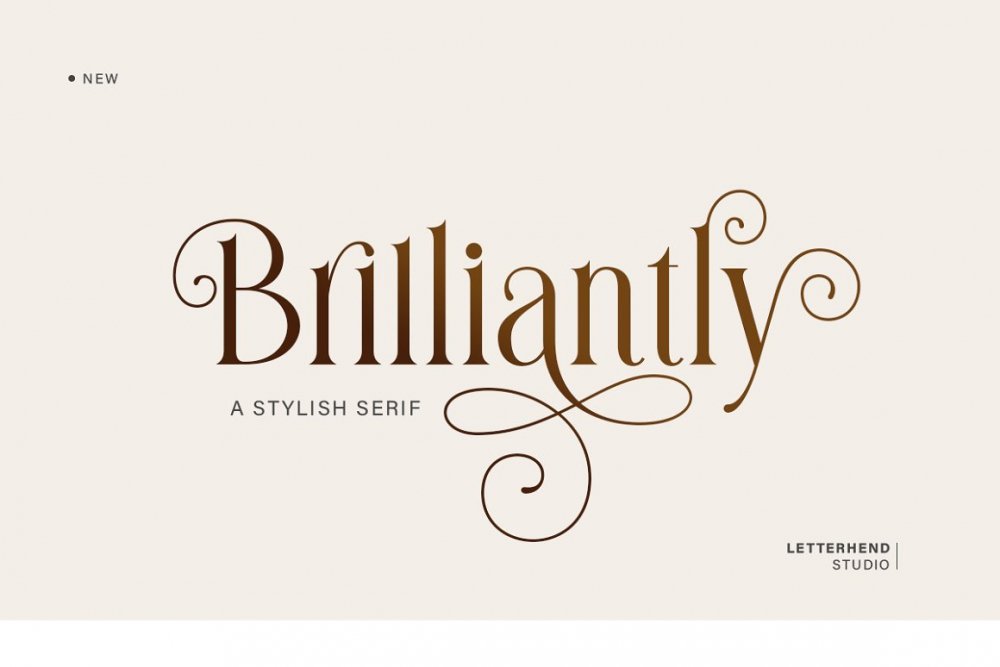 Brilliantly – A Stylish Serif