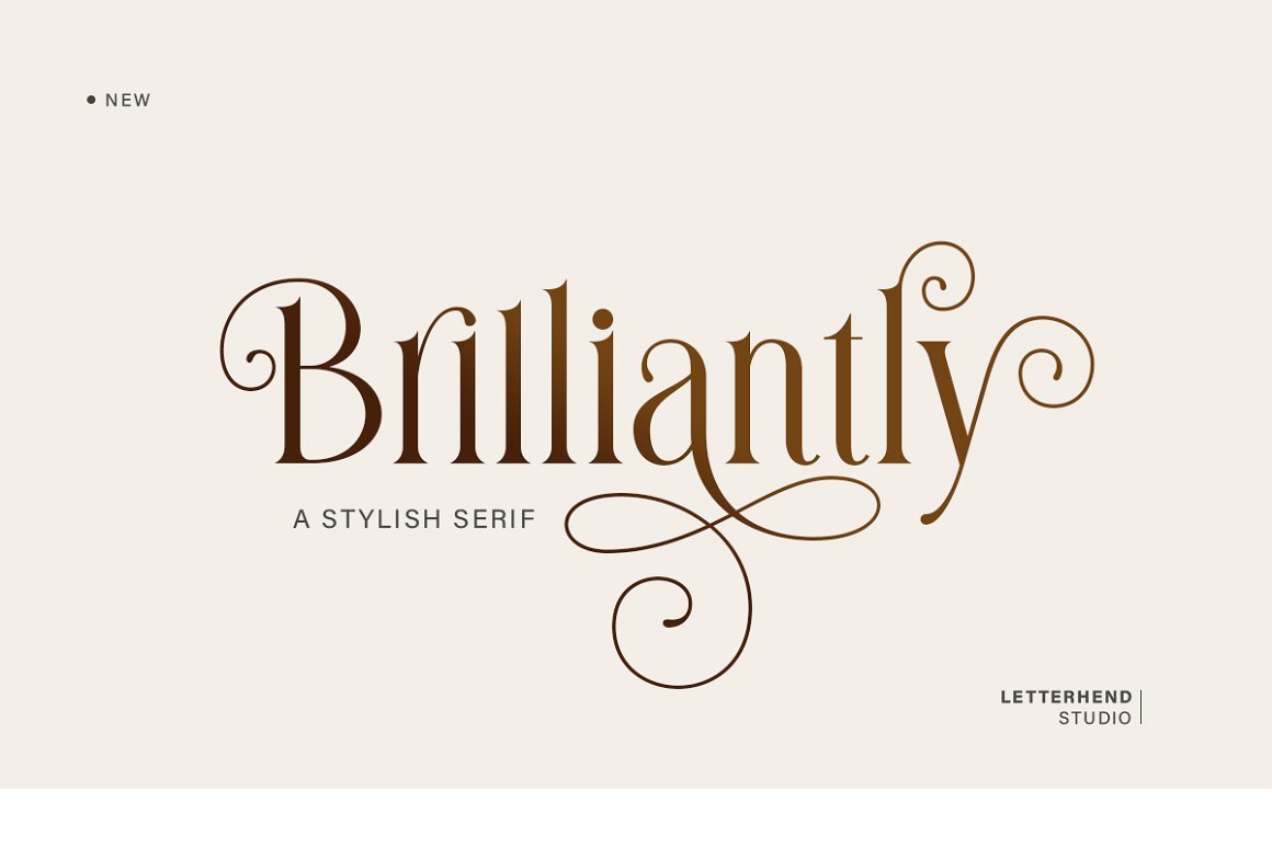 Brilliantly - A Stylish Serif
