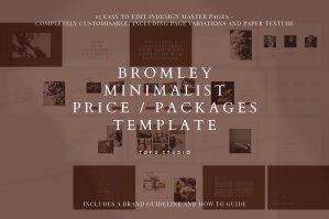 Bromley Minimalist Pricing and Packages Template